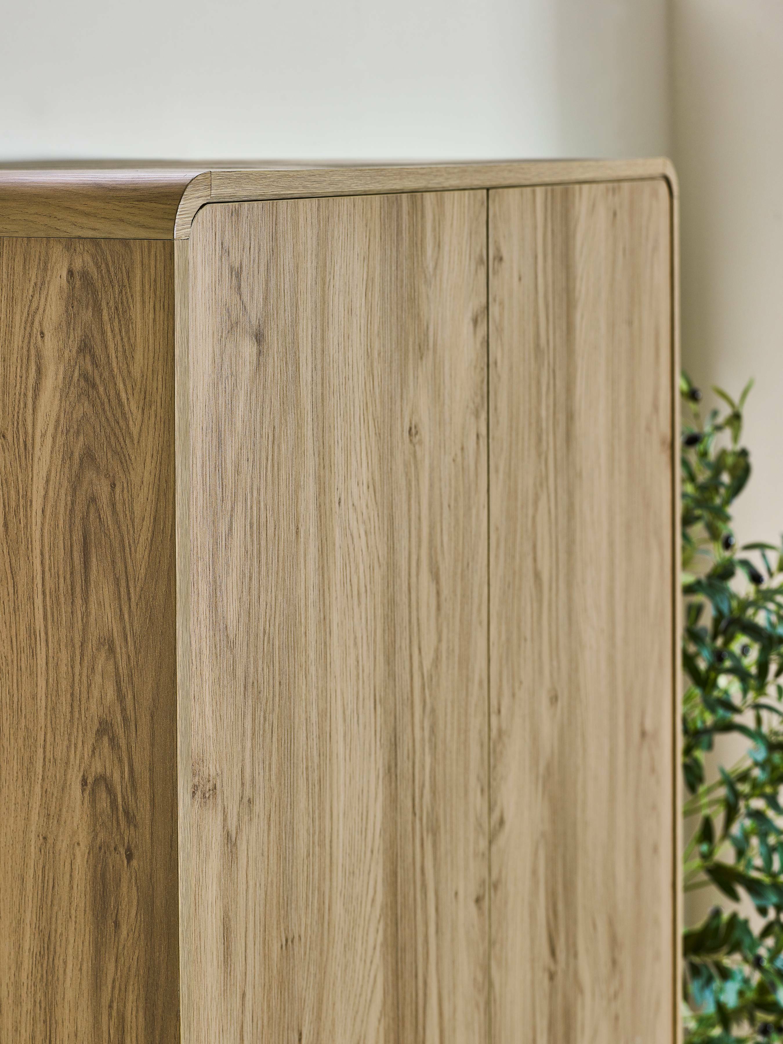 Boswell Oak Wood Double Wardrobe
